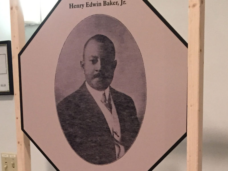 Display of Henry Edwin Baker, Jr