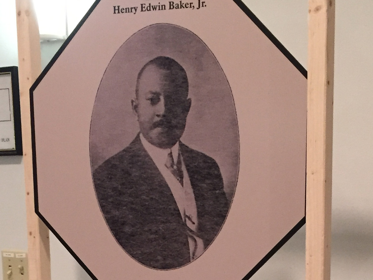 Display of Henry Edwin Baker, Jr