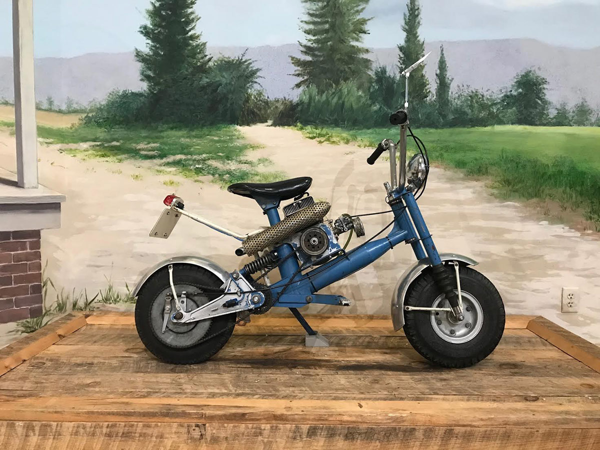 blue minibike