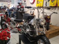 Mini bikes display AACA Museum minibike exhibit