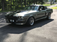 grey ford mustang