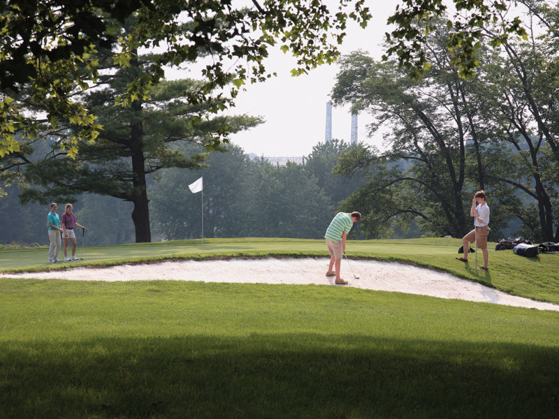 people golfing at Spring Creek Golf Course