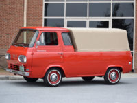 red antique ford truck