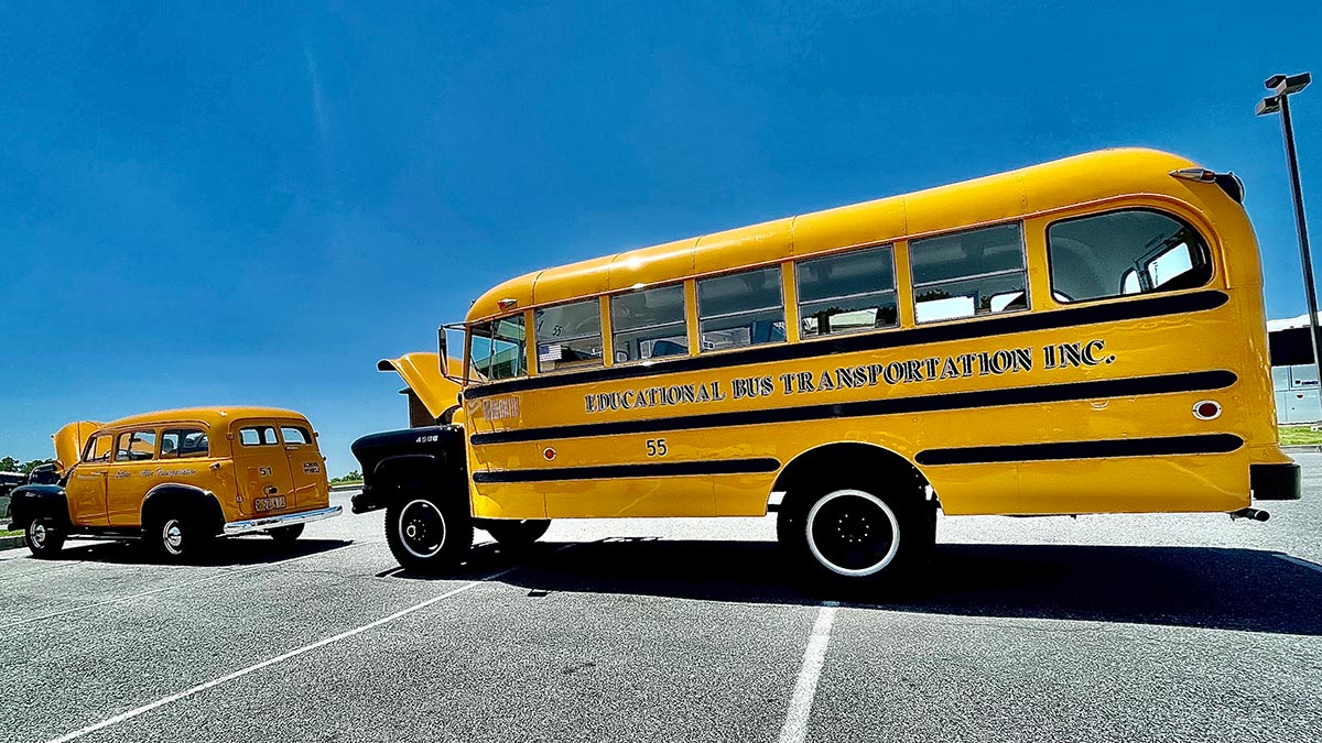 antique school buses