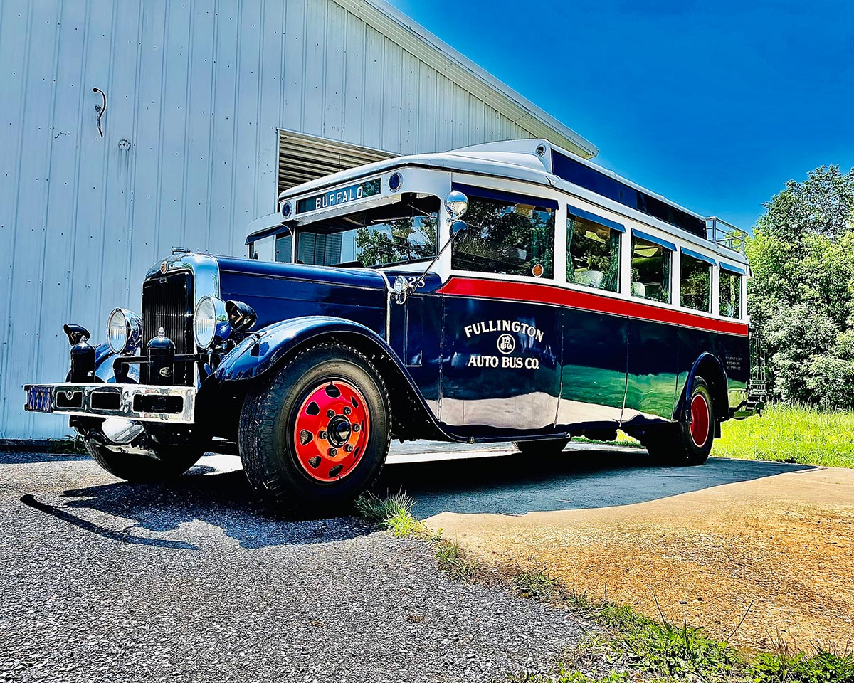 antique transportation bus