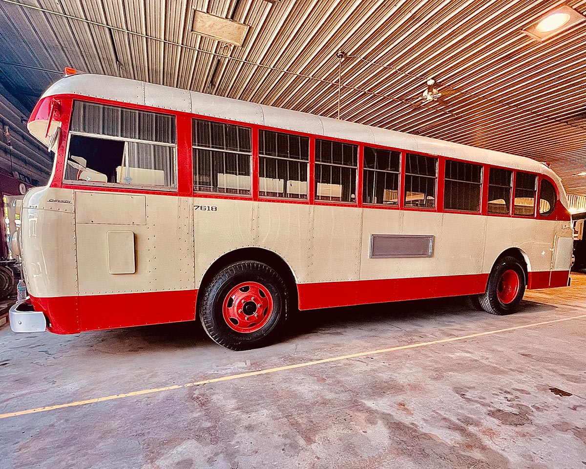 antique bus
