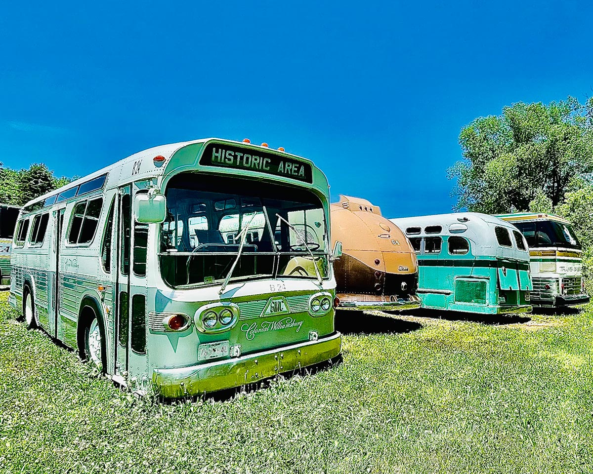 antique buses