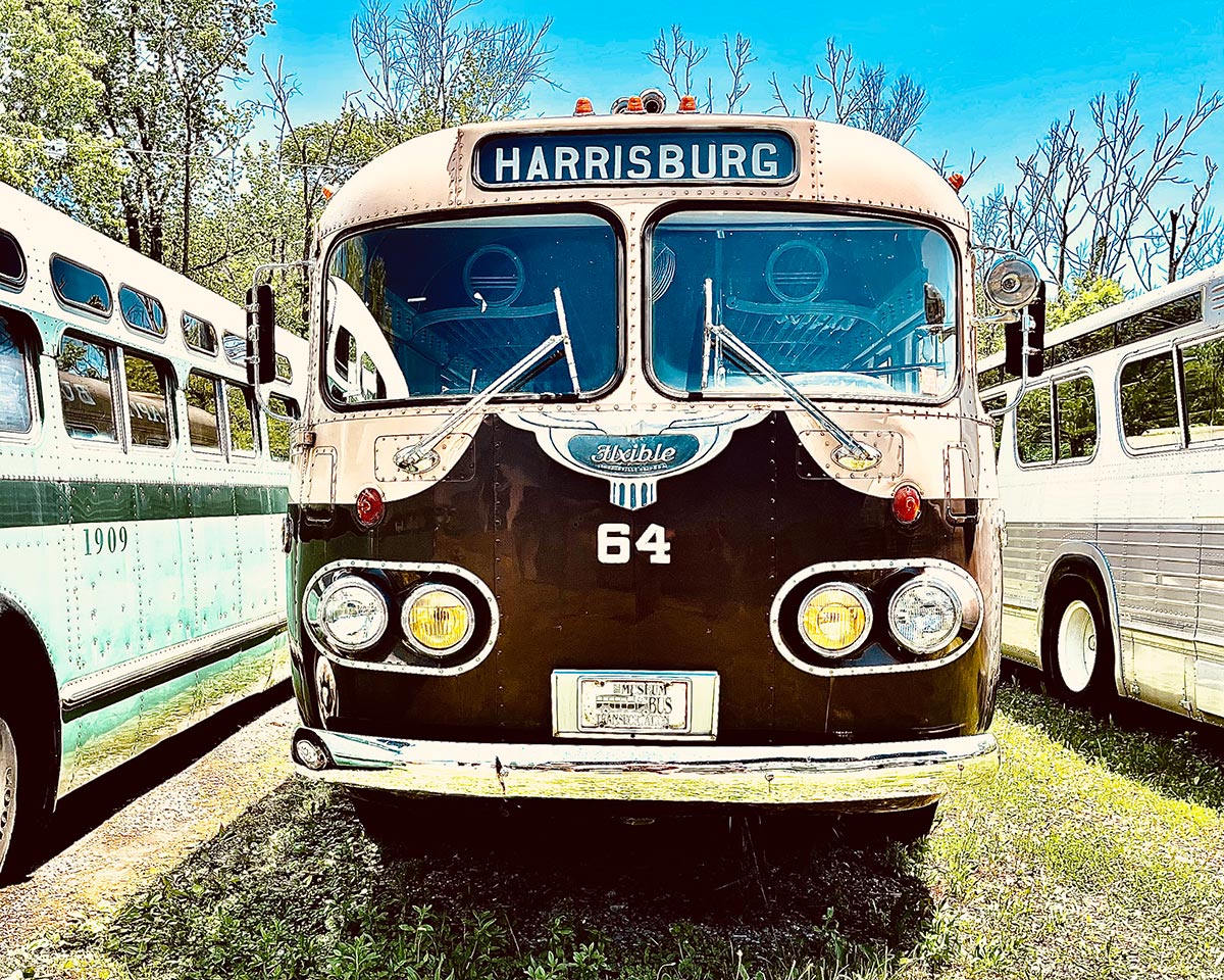 antique bus