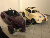 Herby and Purple Peddle Cars