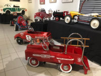 Fire Department Peddle Car with other Peddle Cars