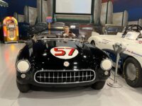 Man in AACA Museum Antique Racecar